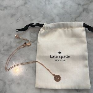 Kate Spade “S” Initial Pendant